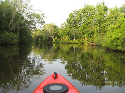 Kayak in Crane Creek