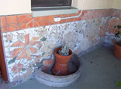 mosaic entryway