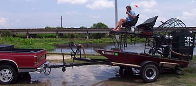 Loading an Airboat