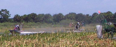 Airboats on the Sarno Flats.