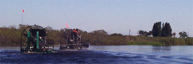 Towed airboat